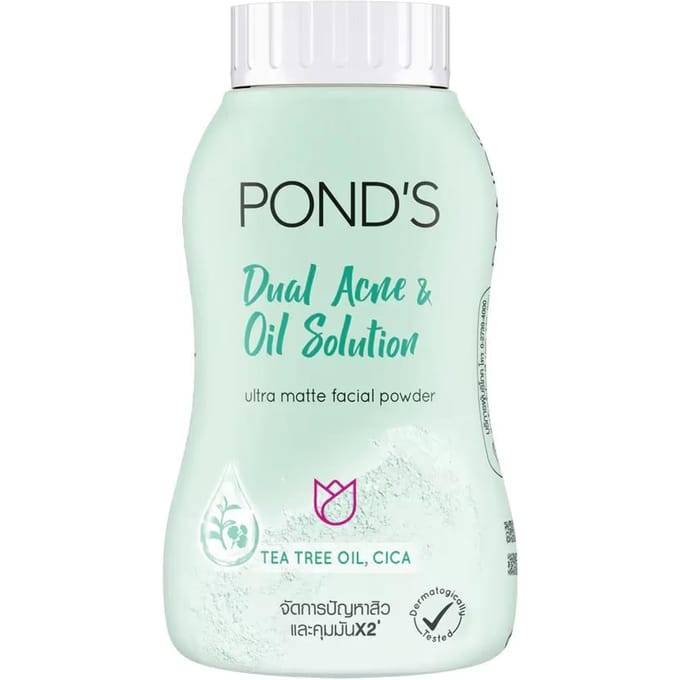 Pond'S Powder Solution huileuse double acné 50 g. - Poudre pour le visage ultra mate 50 g. x 3 pcs