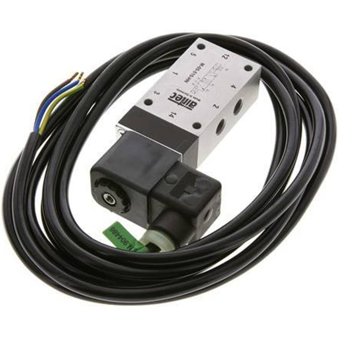 5/2 G1/8'' Magneetventiel 230V AC ATEX 2-10bar/28-140psi Airtec