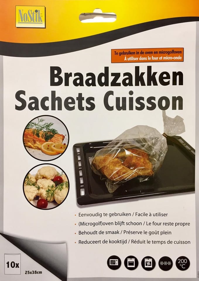 Braadzak Nostick - braadzakken voor oven en microgolfoven