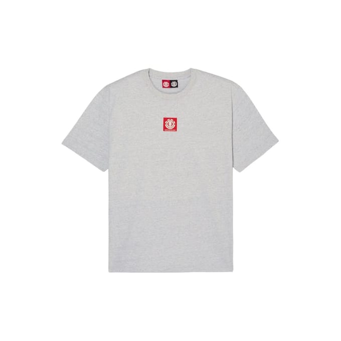 T-shirt met vierkant logo Element