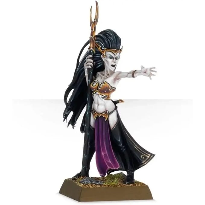 Figurine Games Workshop Warhammer AoS - Elfes Noir Sorcière