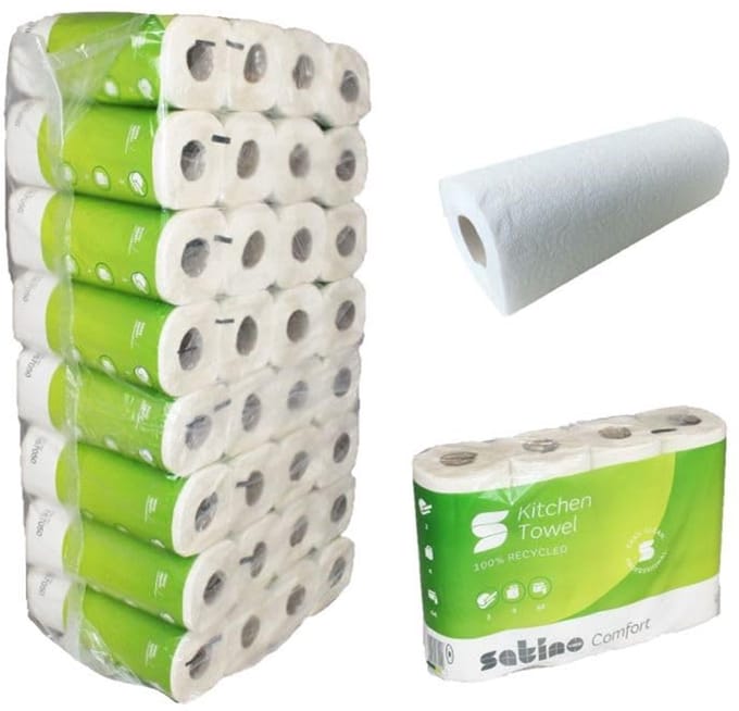 Keukenrol | Cellulose 2-laags | 8 x 4 Rollen