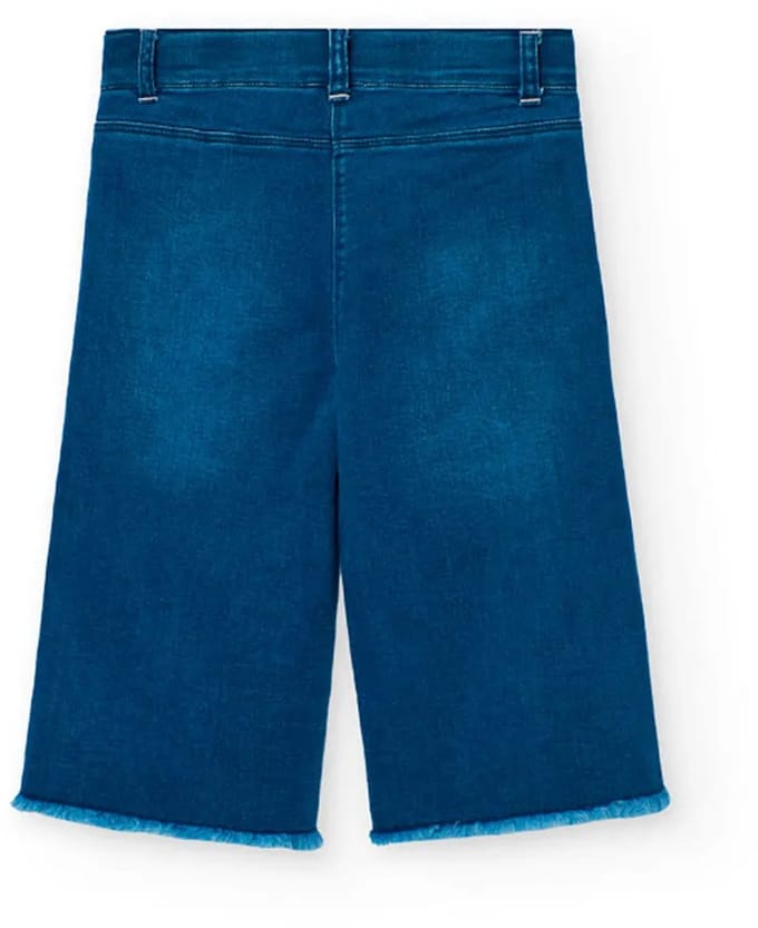Boboli Denim Knit Broek Blauw 5 Years Meisje