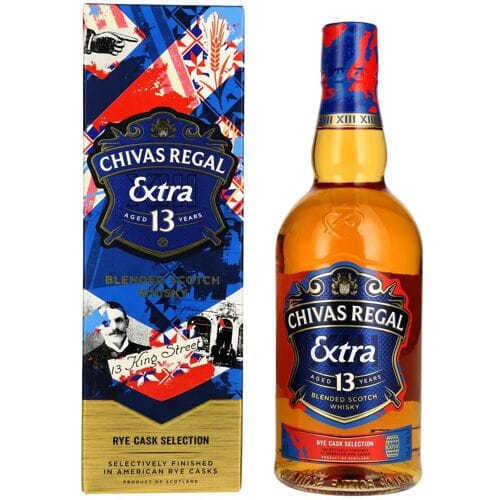 Chivas Regal EXTRA 13 Years Old AMERICAN RYE CASKS Finish 40% Vol. 0,7l in geschenkverpakking
