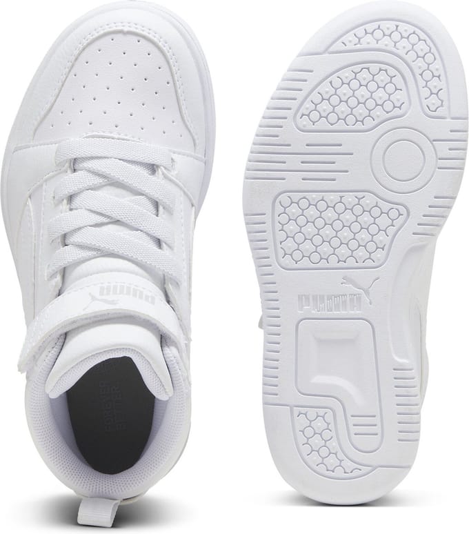 PUMA Puma Rebound V6 Mid AC+ PS Unisex Sneakers - PUMA White-Cool Light Gray