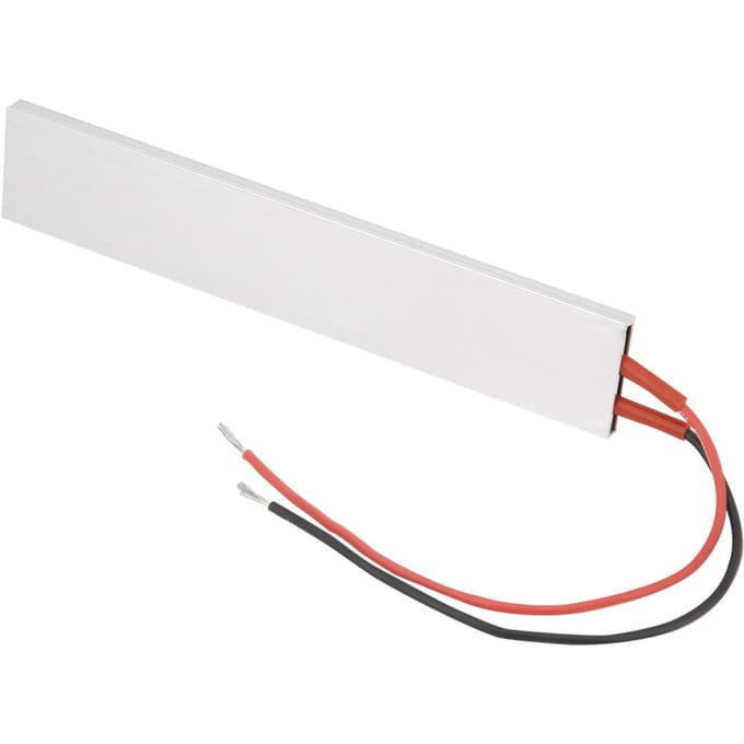 150*28.5mm Aluminium Behuizing PTC Verwarmingselement Plaat Thermostatische Verwarmer(24V70 graden Celsius )