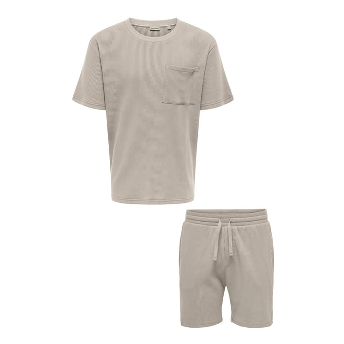 Only & Sons Steward Relaxed Shirt en Short Set Heren - Maat L