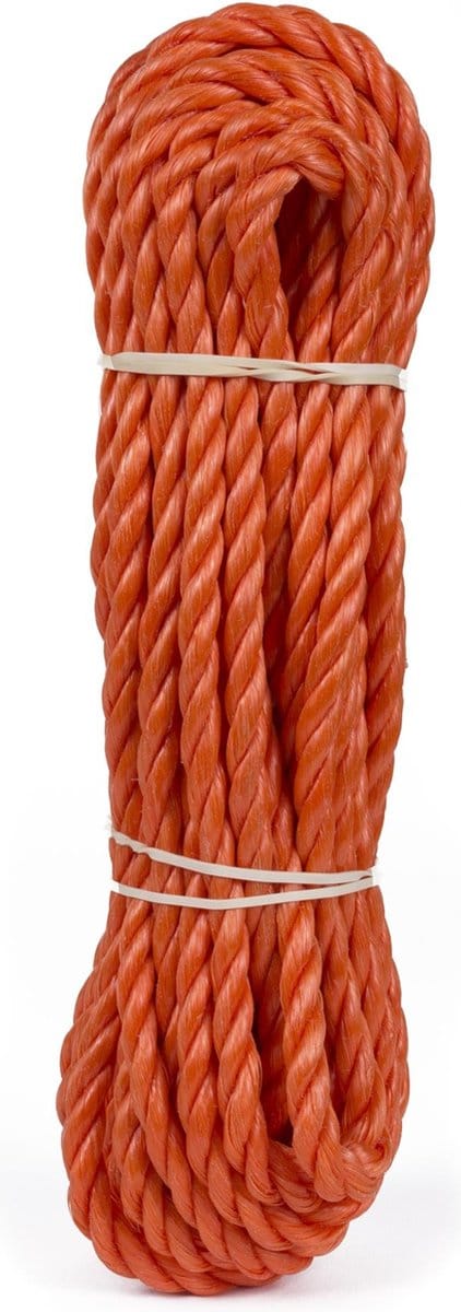 Benson Sterk polypropyleen touw - 8 mm - 10 meter - oranje