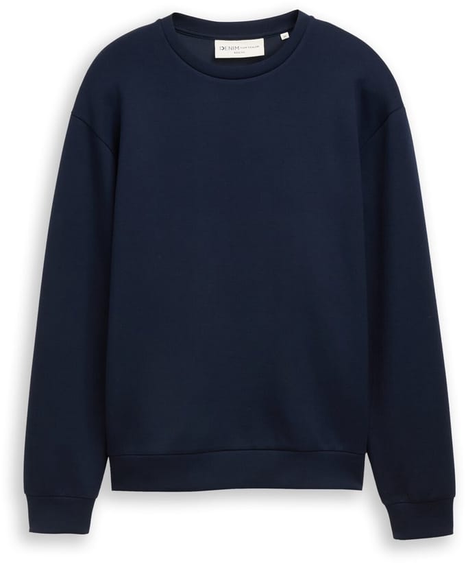 Tom Tailor Denim - Basic scuba sweatshirt - Maat XXL - sky captain blue