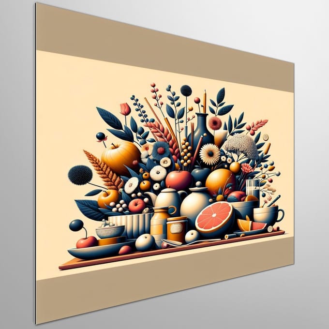 Kunstprint | Wanddecoratie | Dibond | 30 × 30 cm