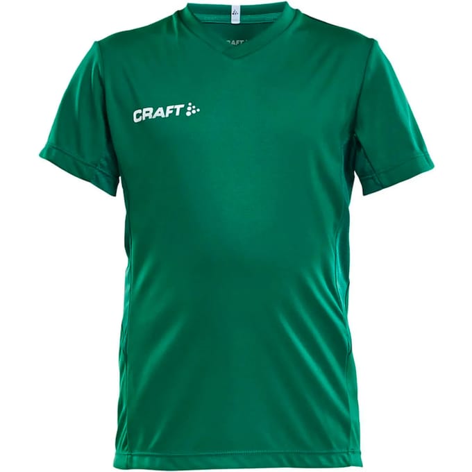 Craft Squad Shirt Korte Mouw Kinderen - Donkergroen | Maat: 146/152