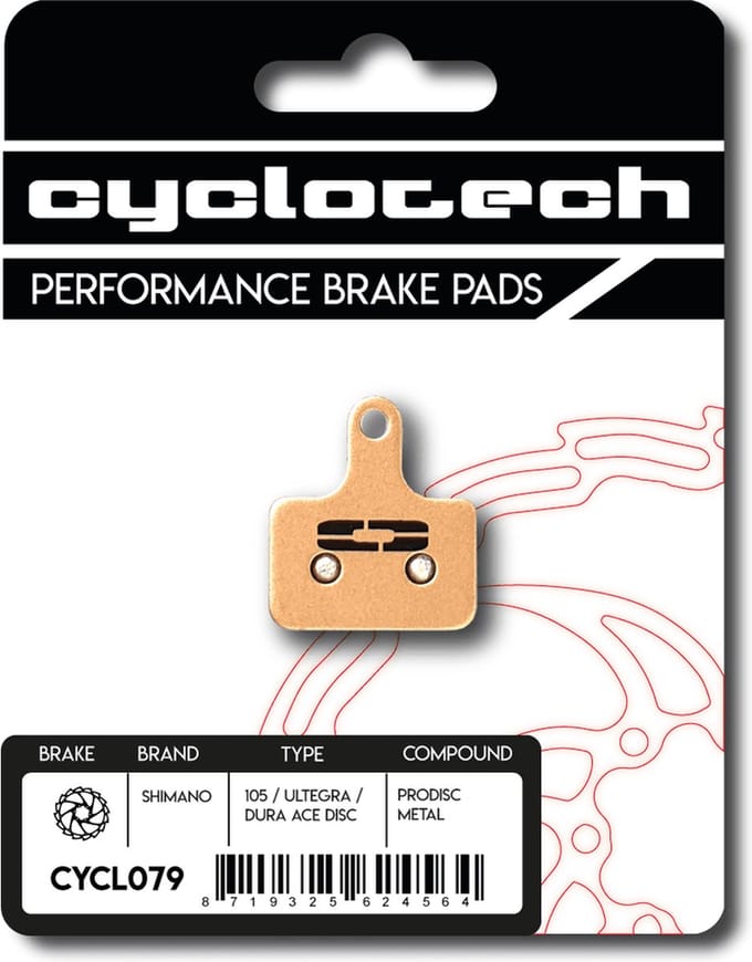 Prodisc Metal Remblokken voor o.a. Hylex RS flat mount