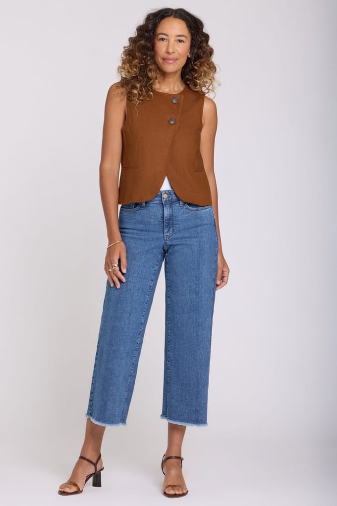 Teresa Wide Leg Ankle Jeans
