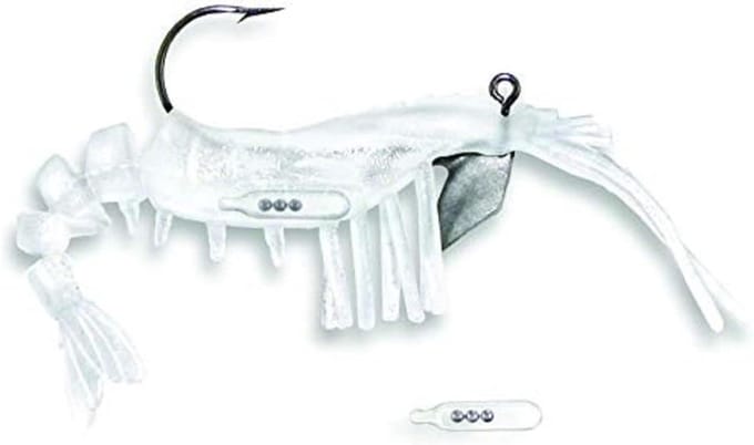 Vis Aas - Zachte Baits - Zoutwater Vissen - Levendige Actie - 3.5 Inch - Glow Ghost