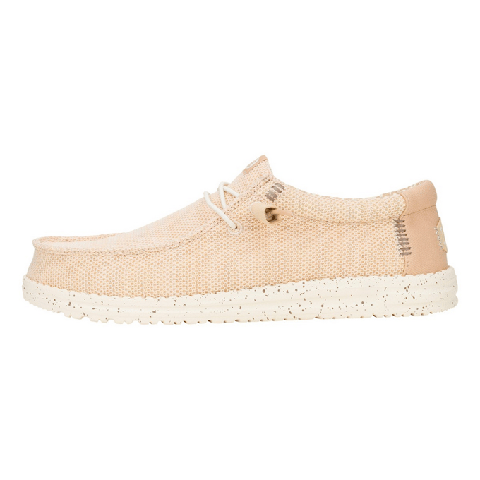 HEYDUDE - Wally Stretch Sox Heren Instappers Irish Cream/Egret - Maat 44