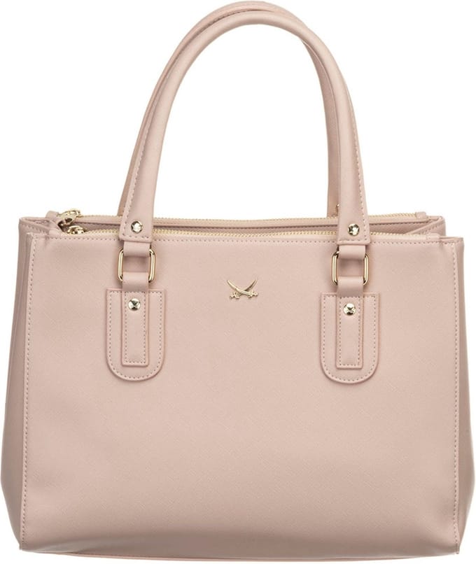 Sansibar Schoudertas Shopper Zip Bag Rose Roze