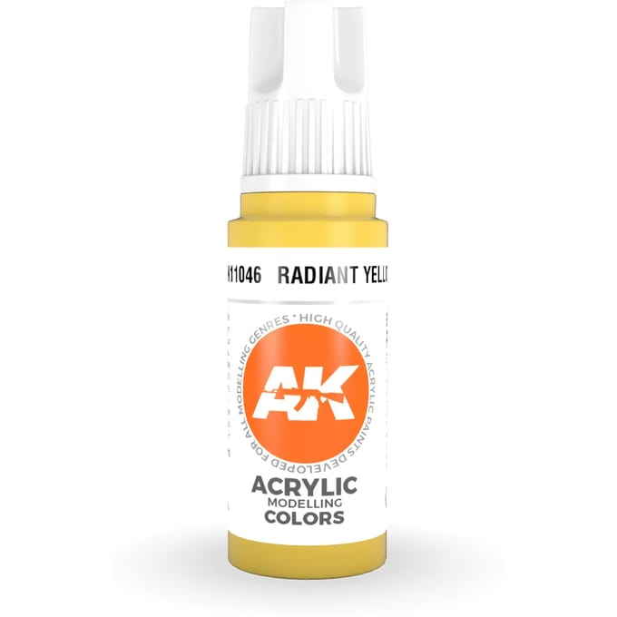 Radiant Yellow Acrylic Modelling Color - 17ml - AK-11046