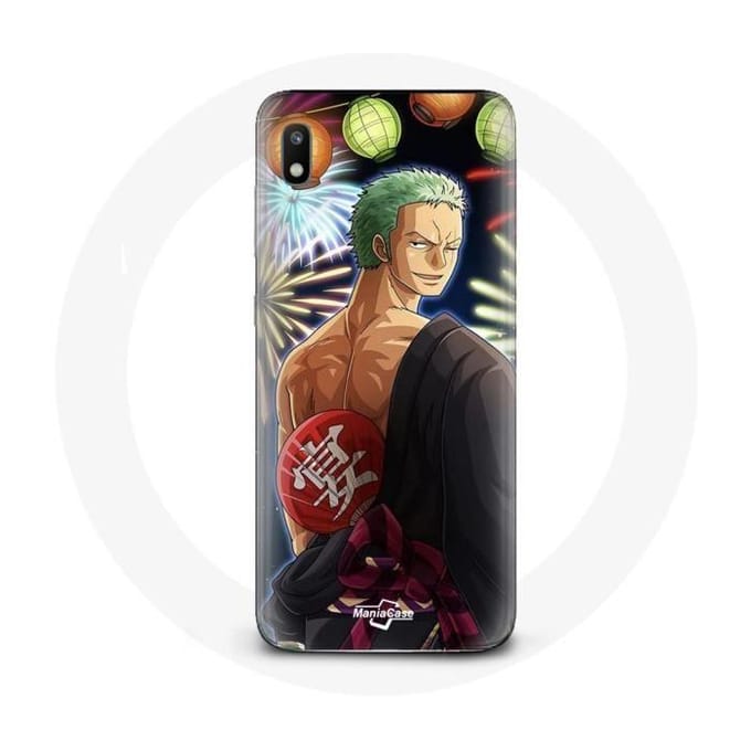 Coque - maniacase - Samsung Galaxy A10 - One Piece Joyeux Noël - Protection - Souple noir