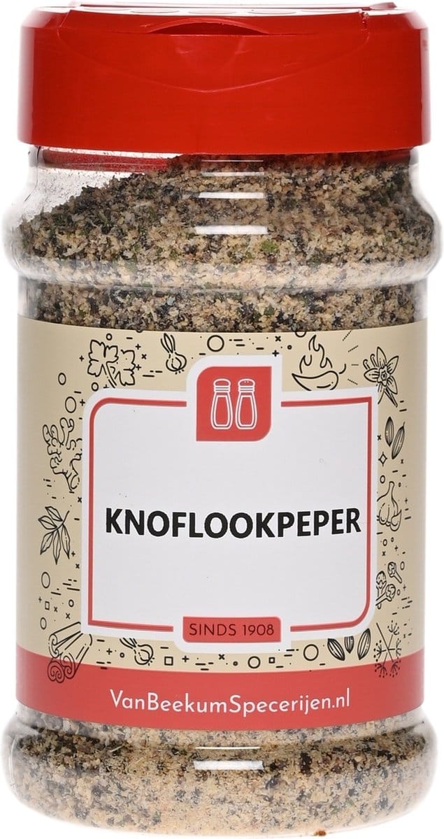 Van Beekum Specerijen - Knoflookpeper - Strooibus 180 Gram