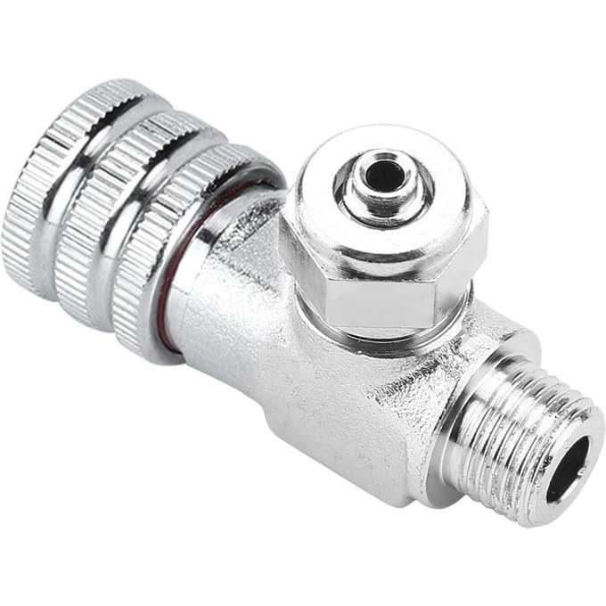 Système d'aquarium Régulateur de CO2 Aiguille Clapet anti-retour Compteur de bulles Accessoire pour aquarium Type 1 white