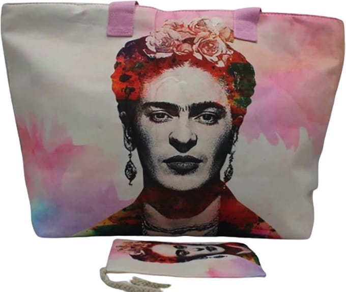 Strandtas Shopper Zwemtas Multicolor Roze