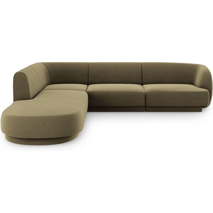6-zits hoekbank Miley links velvet | Micadoni Limited Edition