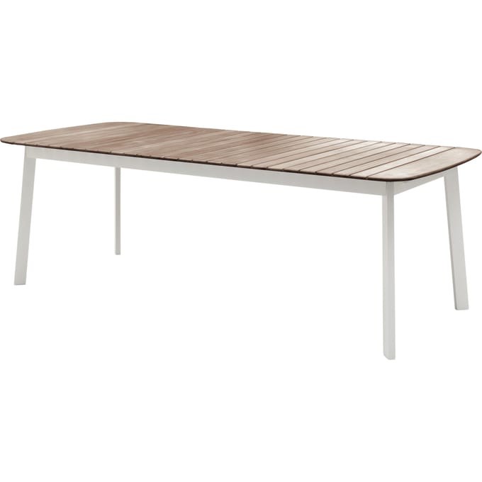 Emu Shine tafel - Teak - wit - M