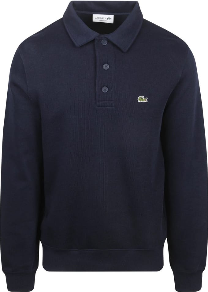 T-Shirt Lange Mouw Lacoste Sweatshirt Poloshirt Navy