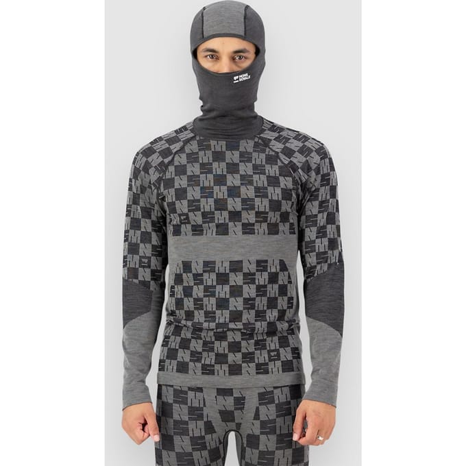 Mons Royale Ascender Merino Hooded Thermo Shirt groen