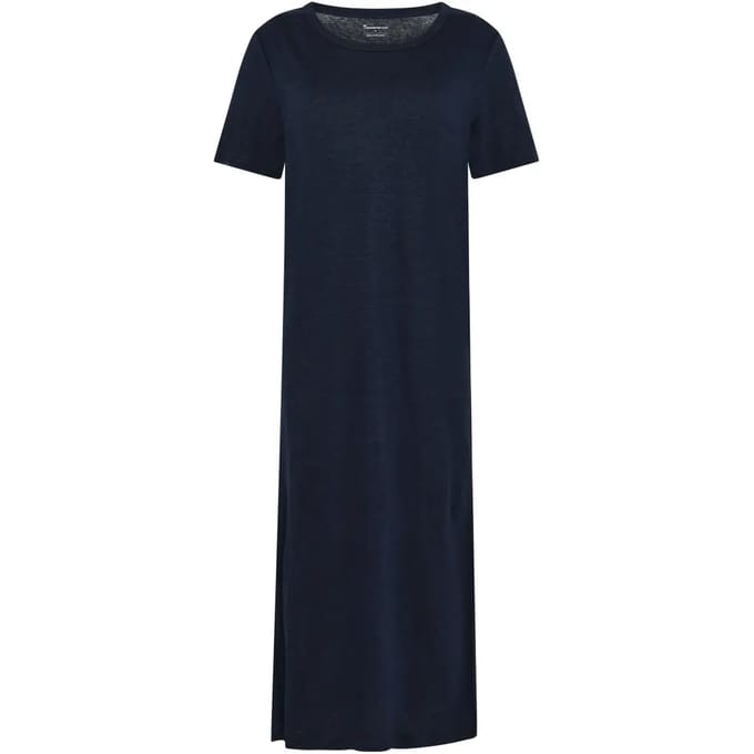 Dames t-shirt jurk KnowledgeCotton Apparel Linen