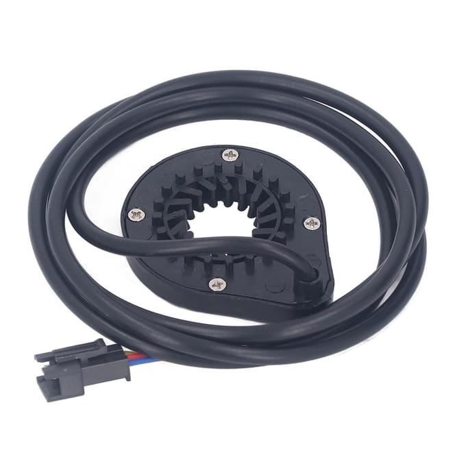 Elektrische Fiets Trapondersteuningssensor 12 Magnetische Punten Vermogenssensor PAS Systeem Assistentiesensor black