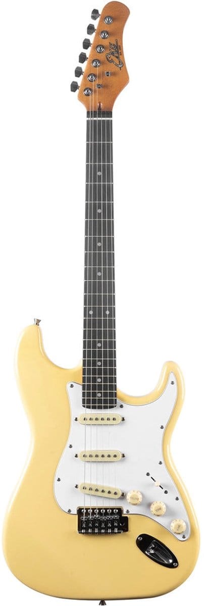 EKO ST300 CRM ST-Style Elektrische Gitaar White
