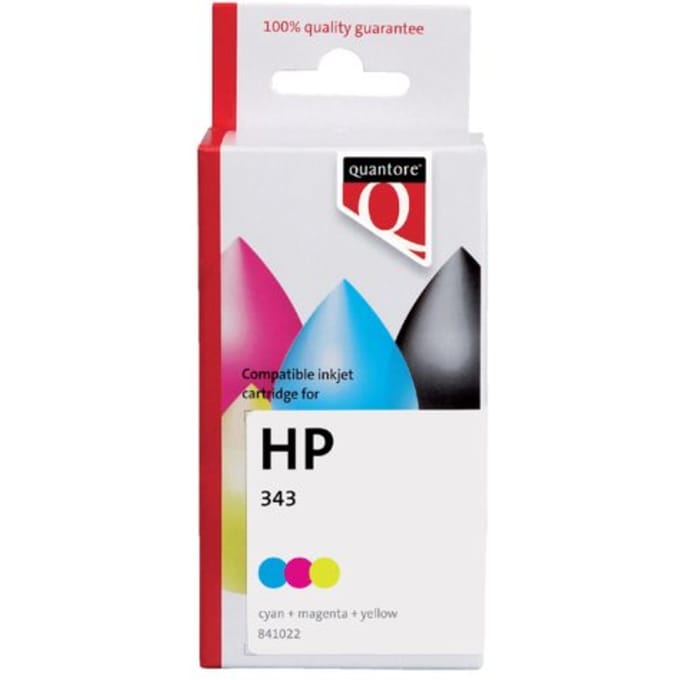 Inktcartridge Quantore alternatief tbv HP C8766EE 343 kleur