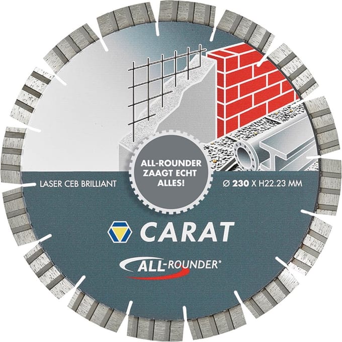 Carat ALL-ROUNDER MASTER Diamantschijf 230x22,23mm - CEB2303015