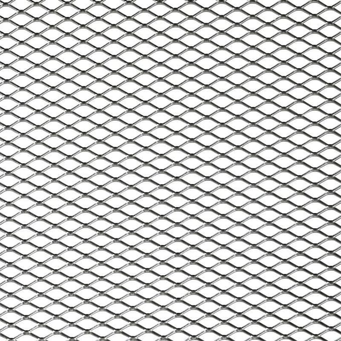 AutoStyle Racegaas aluminium - ruitdesign 16x8mm - 125x25cm