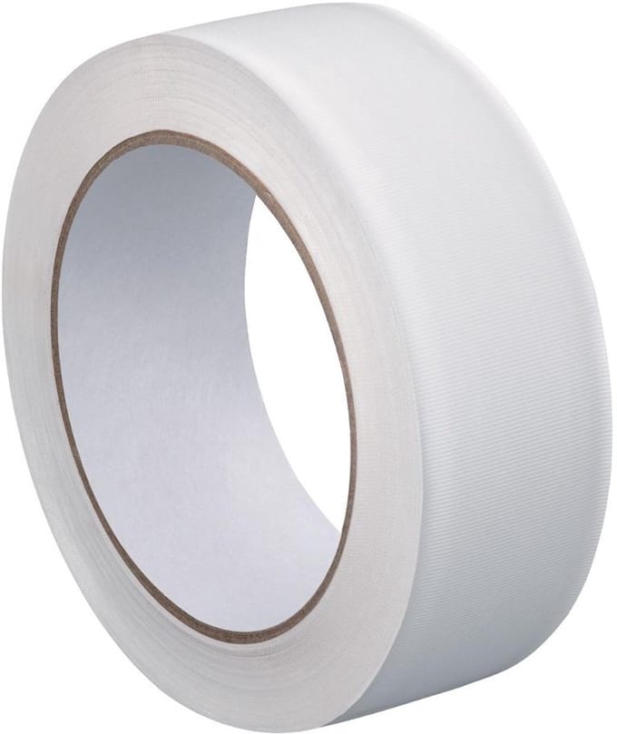 WESTEX stucadoorstape PVC dwarsgeruwd 38mm x 33m wit