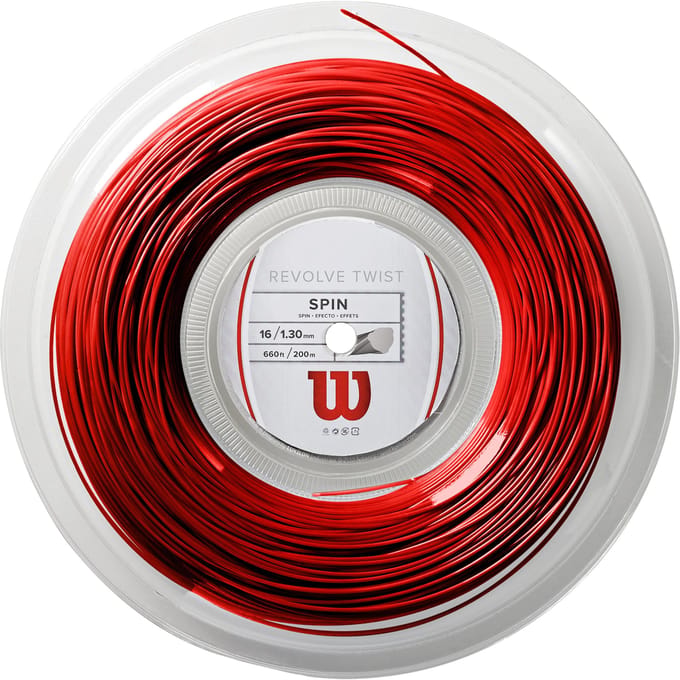 Wilson Revolve Twist Rol Snaren 200m-Rood