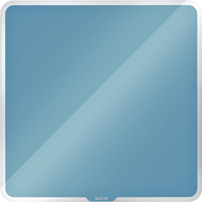 Leitz Cosy Magnetisch Glazen whiteboard, 450x450mm Sereen blauw