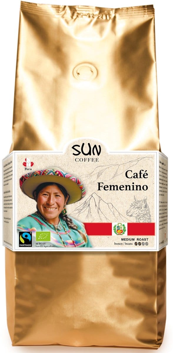 SUN Coffee Femenino medium roast bio 1 Kilogram