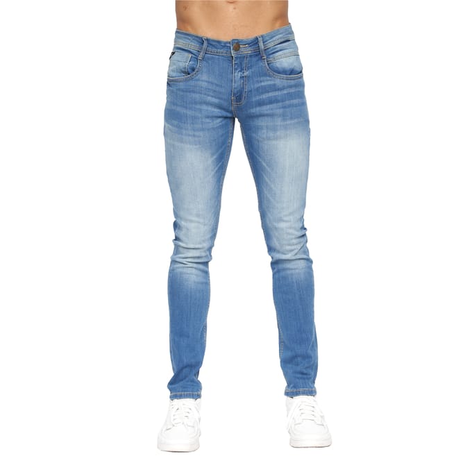 Duck and Cover Heren Maylead Slim Jeans (Lichte wasbeurt)
