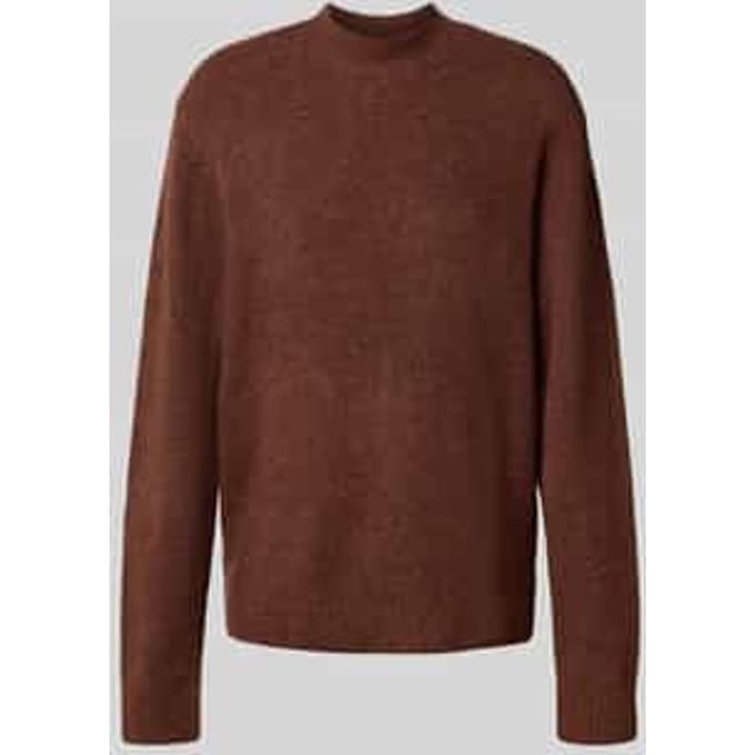 Loose fit gebreide pullover met wol
