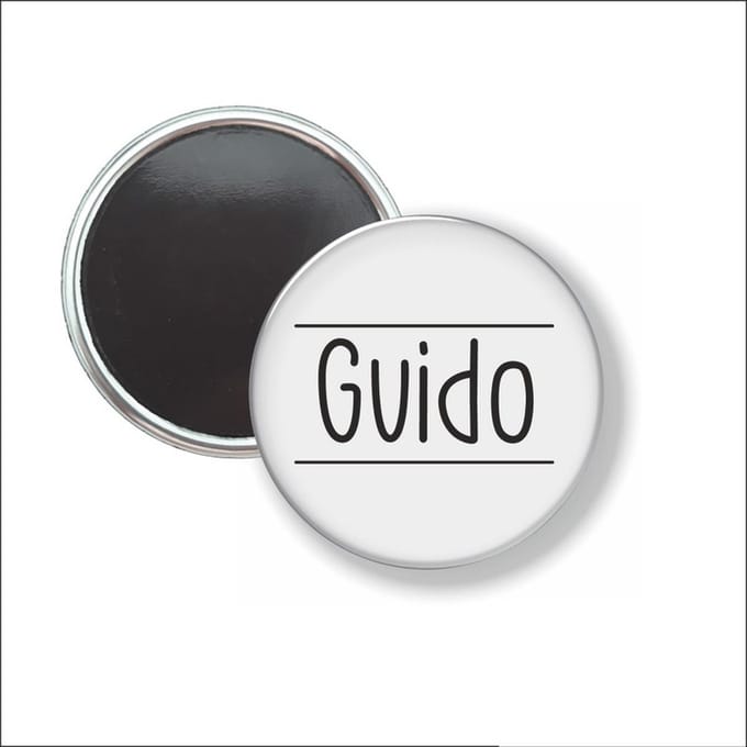 Button Met Magneet 58 MM - Guido - NIET VOOR KLEDING