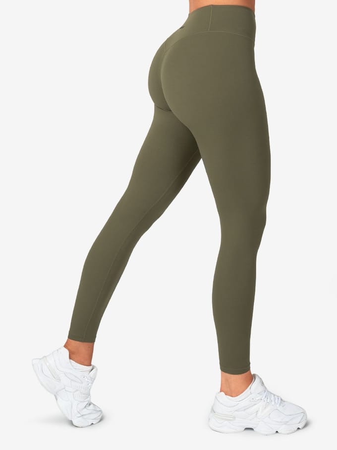 XXL Sportswear Performance Leggings - Olive Green Groen S