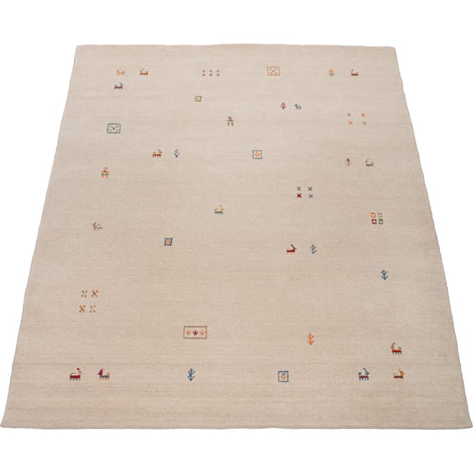 Gabbeh tapijt Majestic beige 80x150 cm