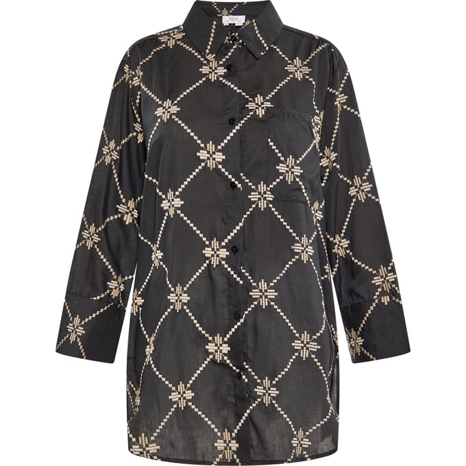 usha Blouse Dames zwart