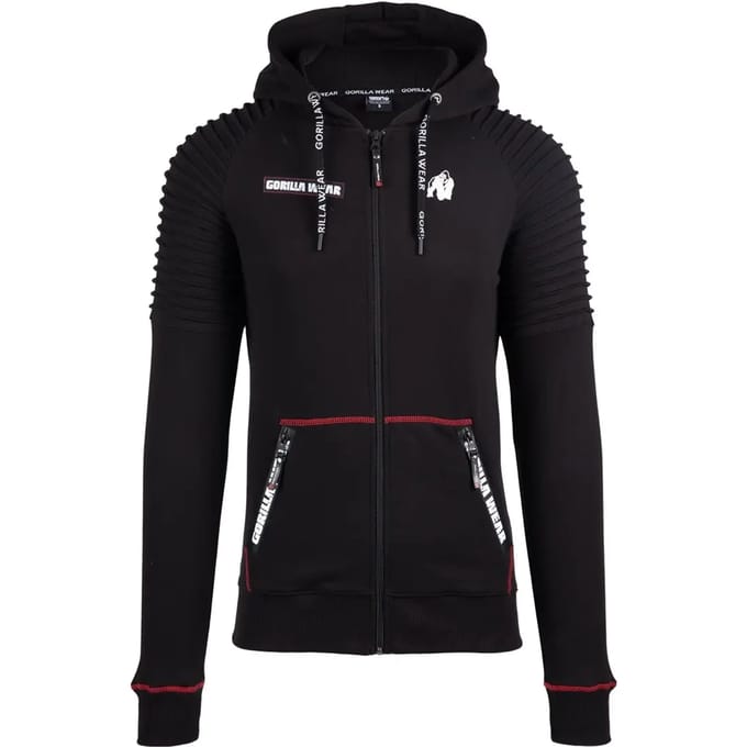 Hooded sweatshirt met rits Gorilla Wear Georgia