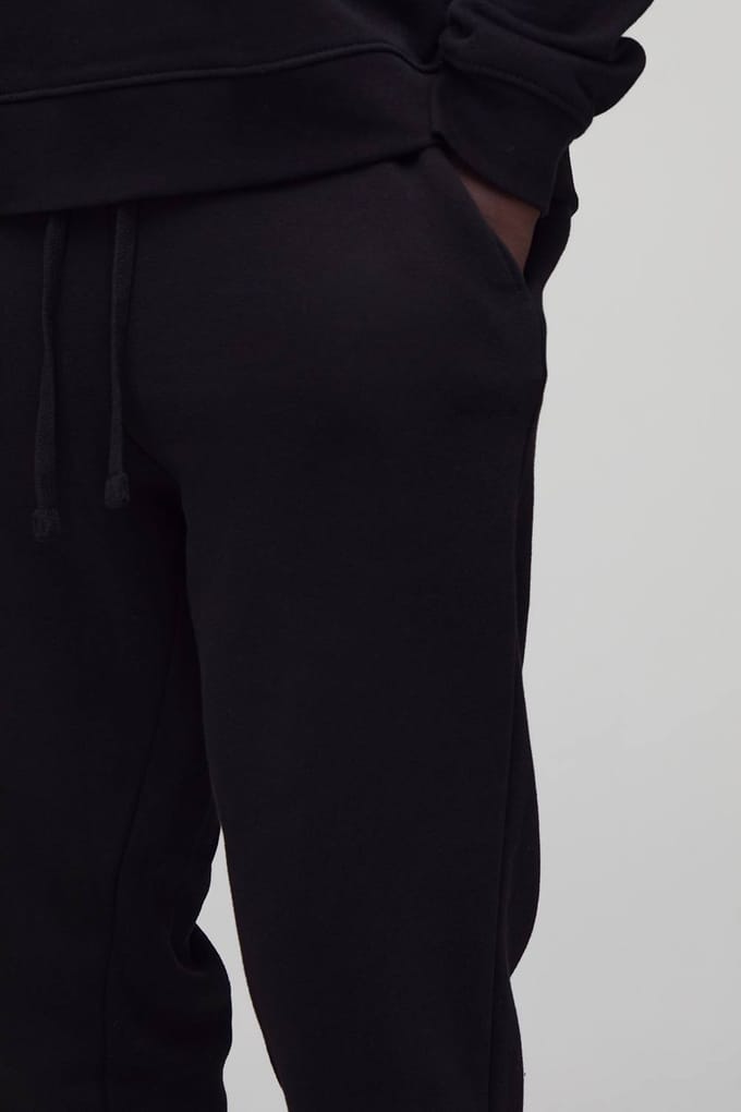 Essential BM Signature Regular Fit Jogger | Black | Size Medium