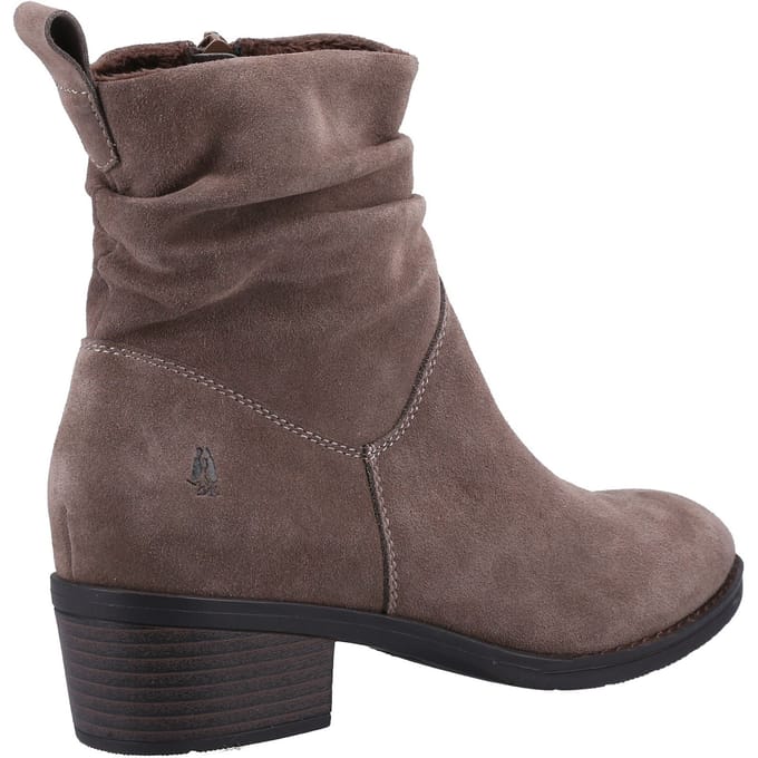 Hush Puppies Iris Suède Dameslaarzen Taupe