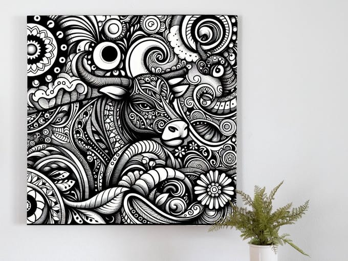 Kunstprint | Wanddecoratie | Dibond | 20 × 20 cm