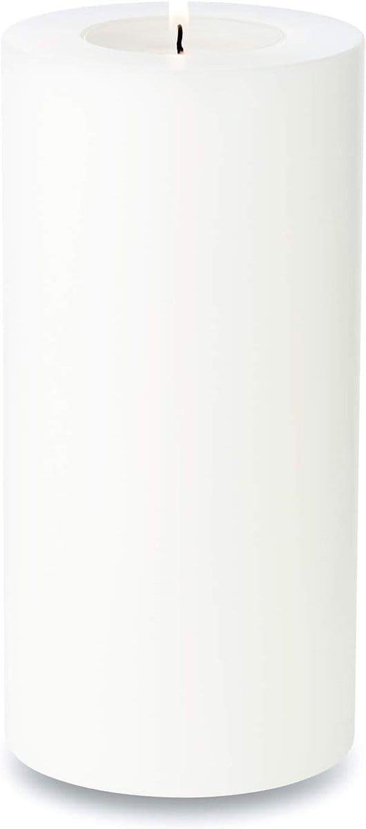 Tea light houder kaars 21 cm - hittebestendig tot 90 graden - voor maxi tea lights